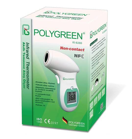 POLYGREEN เทอร์โมมิเตอร์วัดอุณหภูมิอินฟาเรด KI8280