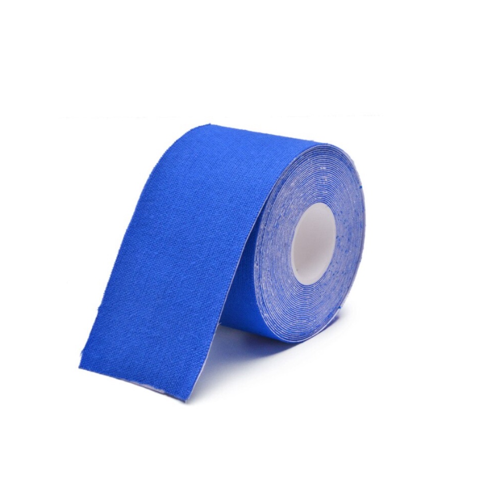 เทปพยุงกล้ามเนื้อ(Kinesiology Tape)1นิ้ว สีน้ำเงิน