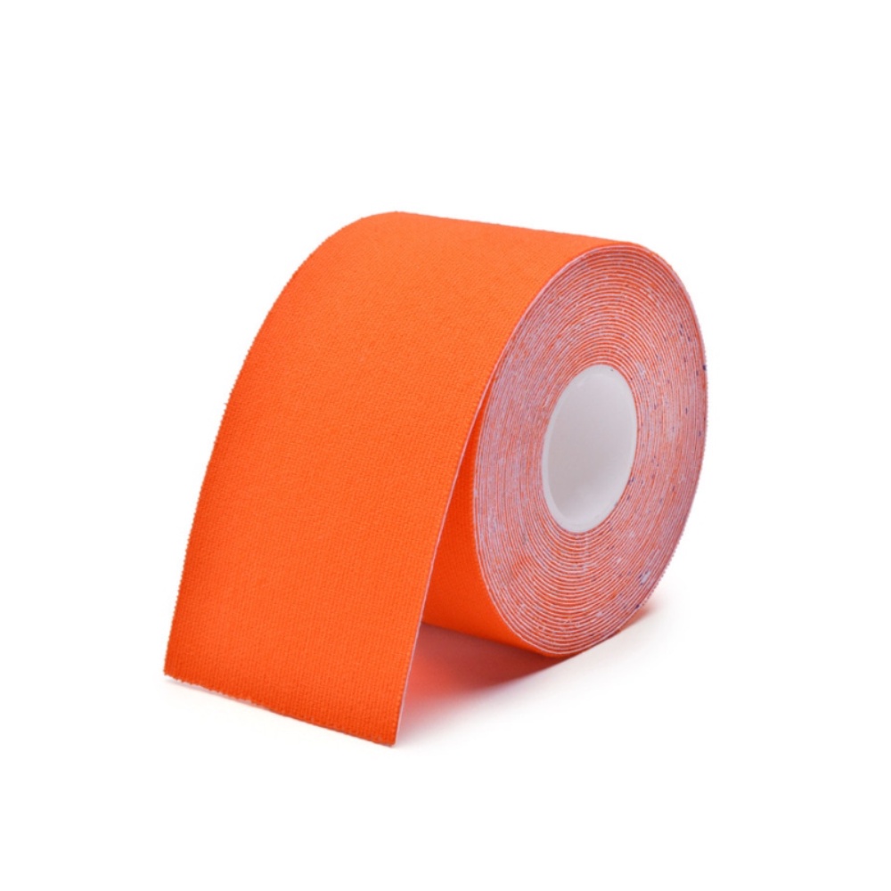 เทปพยุงกล้ามเนื้อ (Kinesiology Tape) 2นิ้ว สีส้ม