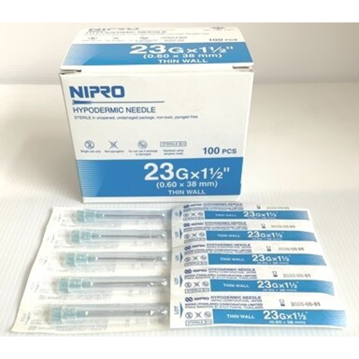 NIPRO เข็มฉีดยา ขนาด 23G x 1 1/2 (ซอง)