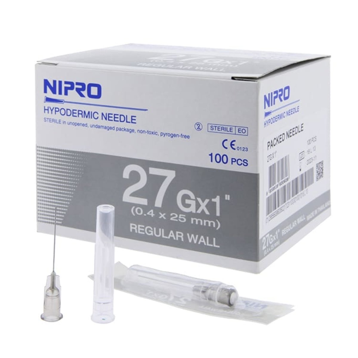 NIPRO เข็มฉีดยา ขนาด 27G x 1 นิ้ว (กล่อง)