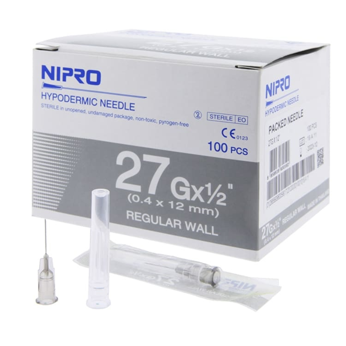 NIPRO เข็มฉีดยา ขนาด 27G x 1/2 นิ้ว (กล่อง)