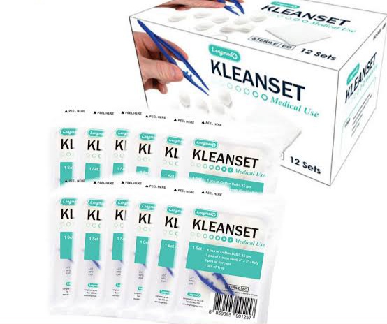 Longmed Kleanset Sterile ชุดทำแผลปลอดเชื้อ (1 ชุด)