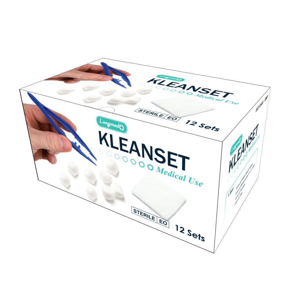 Longmed Kleanset Sterile ชุดทำแผลปลอดเชื้อ(1กล่อง)