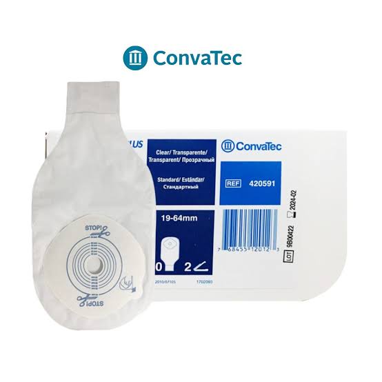 Convatec ถุงเก็บอุจจาระหน้าท้อง แบบใส  19-64 มม.