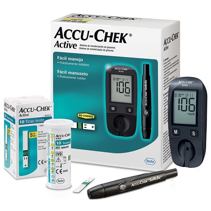 ACCU-CHEK ACTIVE เครื่องวัดระดับน้ำตาลในเลือด