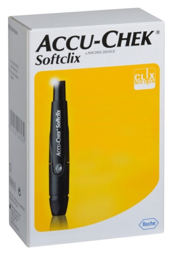 ACCU-CHEK SOFTCLIX ปากกาเจาะเลือด+เข็ม 25ชิ้น