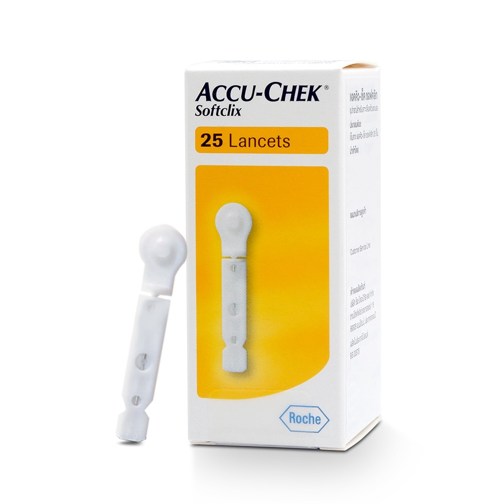 ACCU-CHEK Softclix Lancet เข็มเจาะเลือด 25ชิ้น