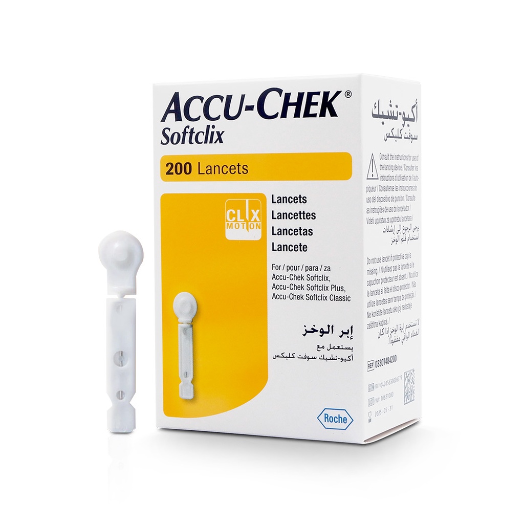 ACCU-CHEK Softclix Lancet เข็มเจาะเลือด 200ชิ้น